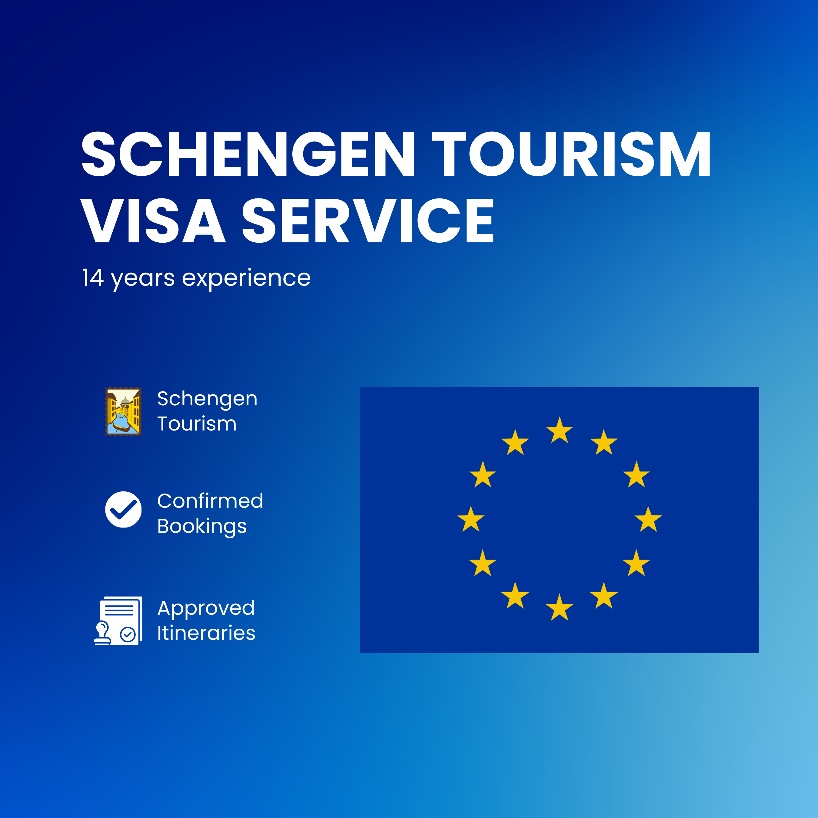 Schengen Tourism Visa services